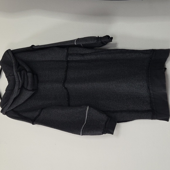 Free People We The Free Long Line Cardi Washed Black Combo - Picture 12 of 13